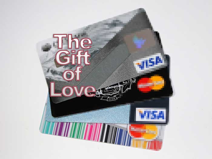 Love Gift cards Valentine's Day Gift Ideas