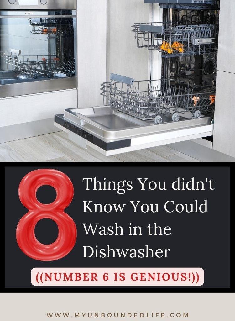 8 things you can wash in a dishwasher