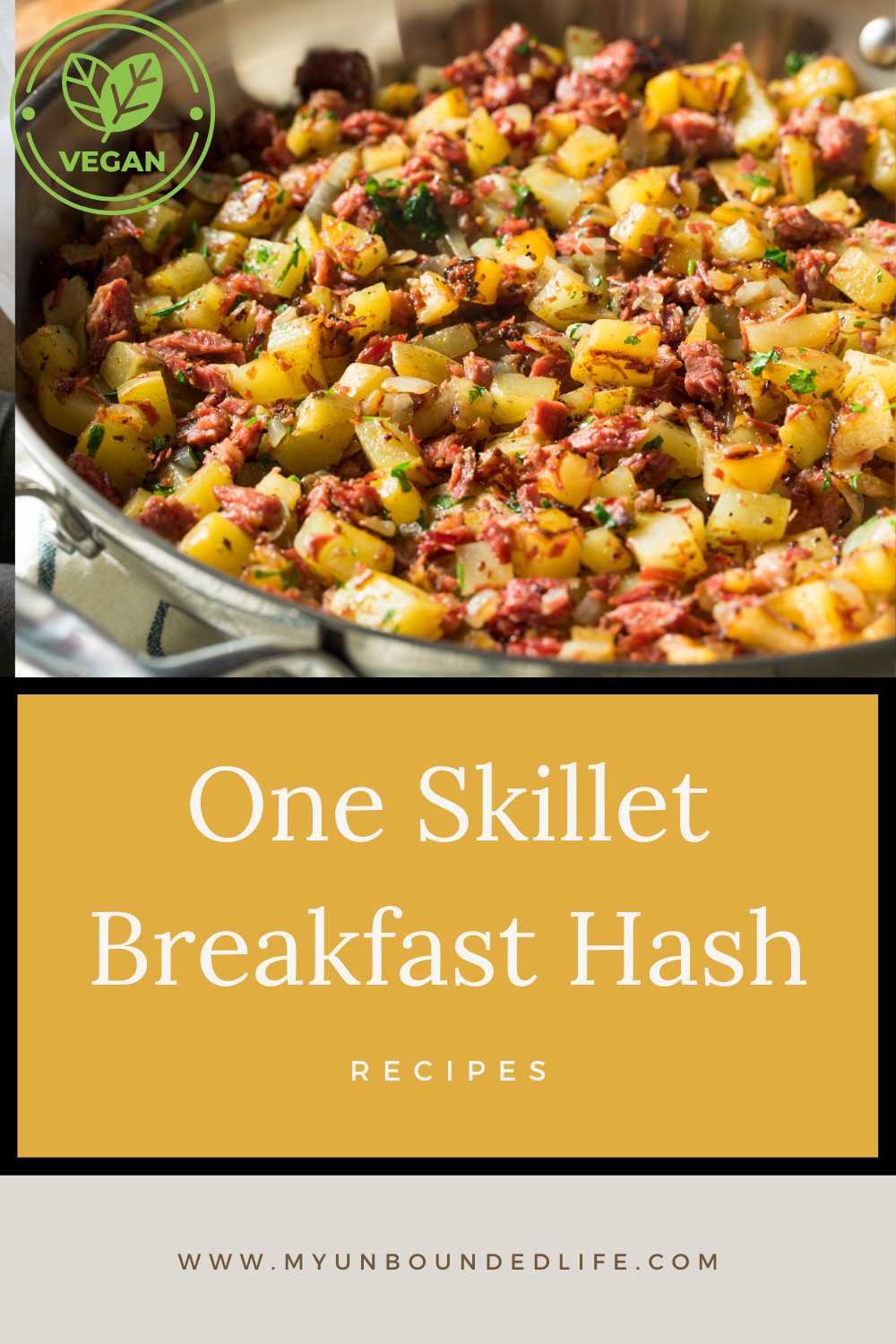 One Skillet Breakfast Hash