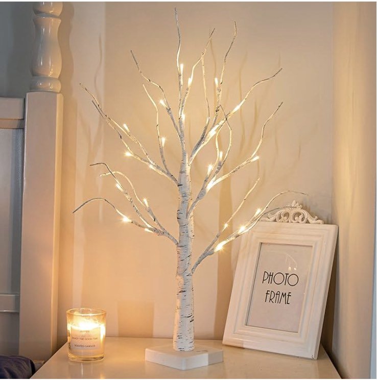 Birch Tree with LED Lights