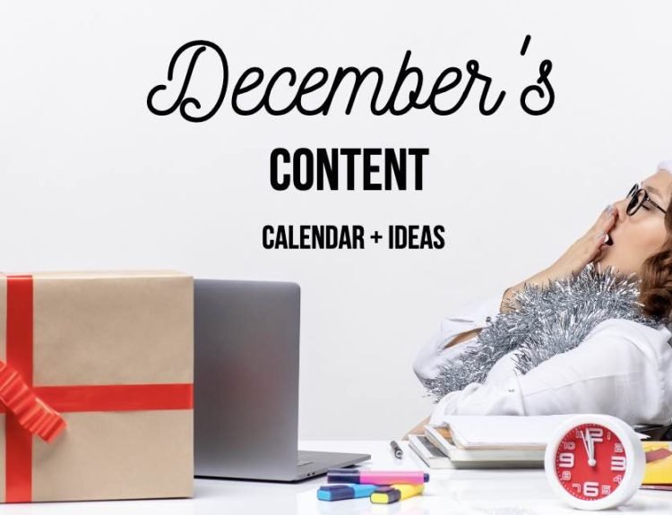 Content Calendar Ideas for Chambers of Commerce for December