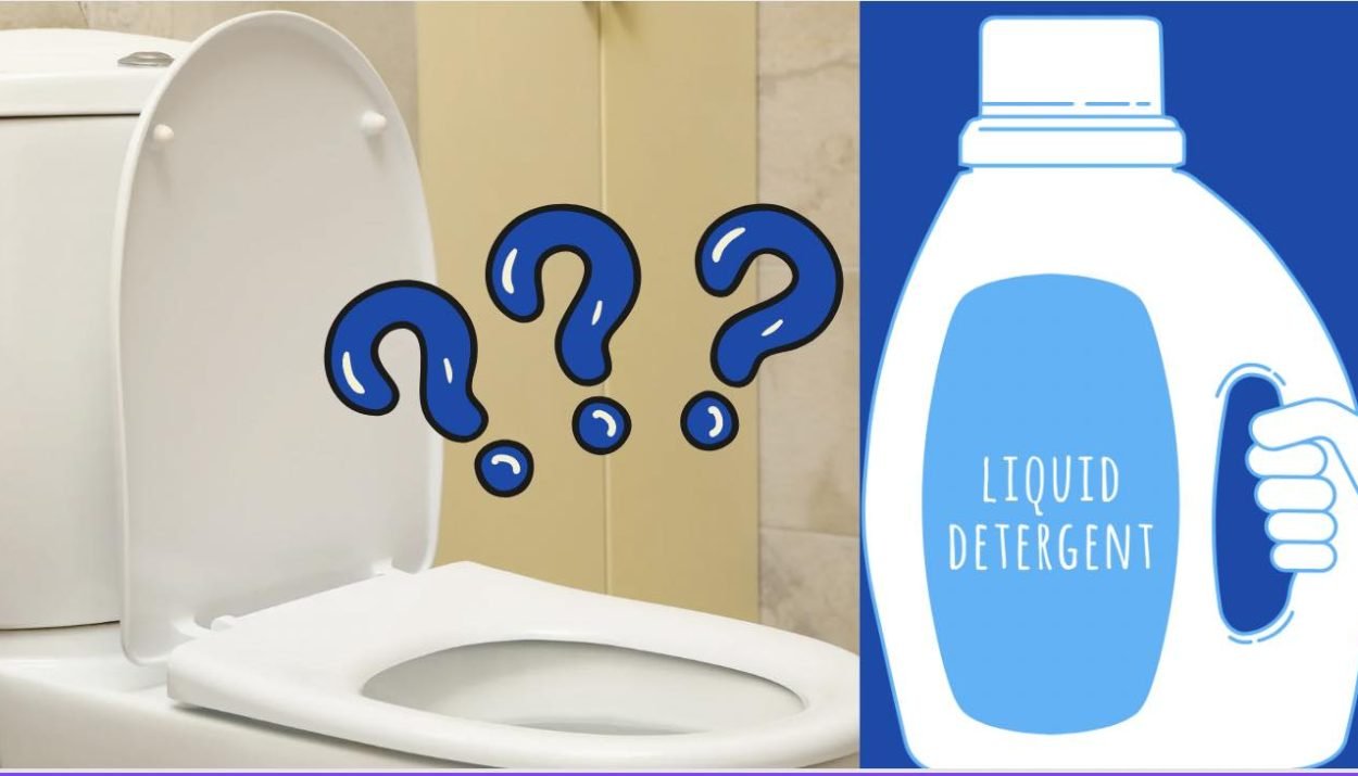 Should you put laundry detergent in your toilet