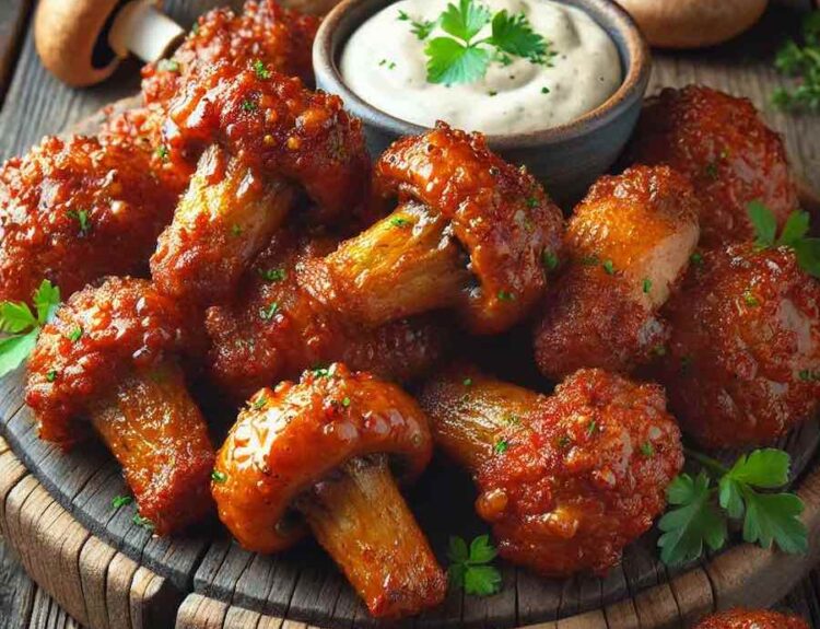 Vegan Mushroom Wings