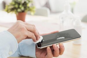Cleaning Phone