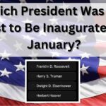 Who was the first U.S. president to be inaugurated in January?