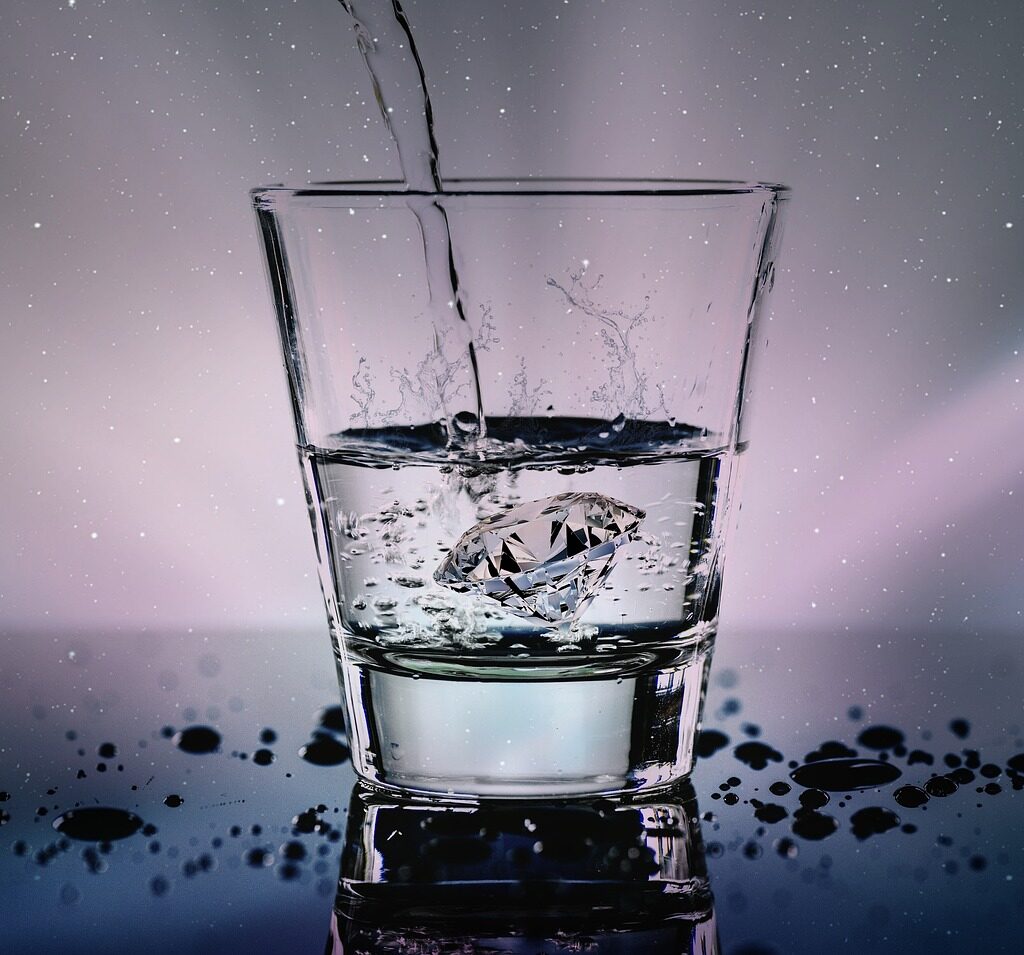 drinking water