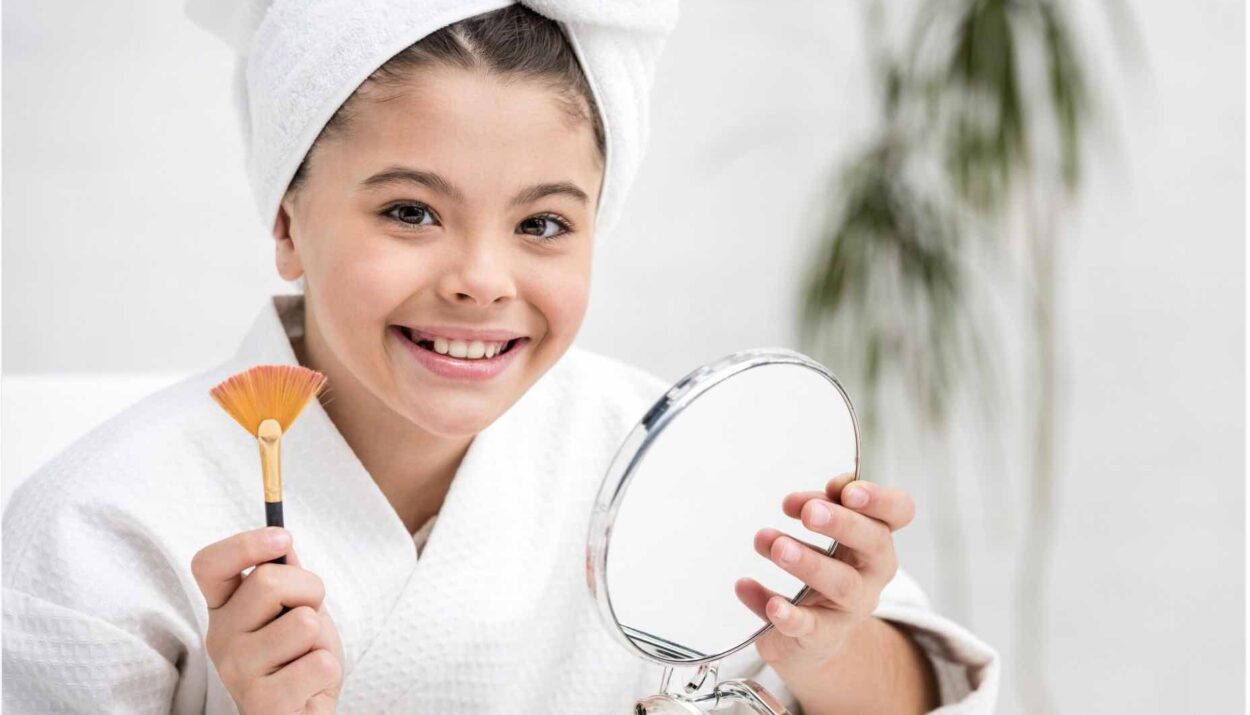 safe skincare routine for preteen girls