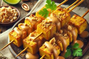 Peanut Tofu Satay