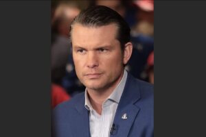 Pete Hegseth at press conference