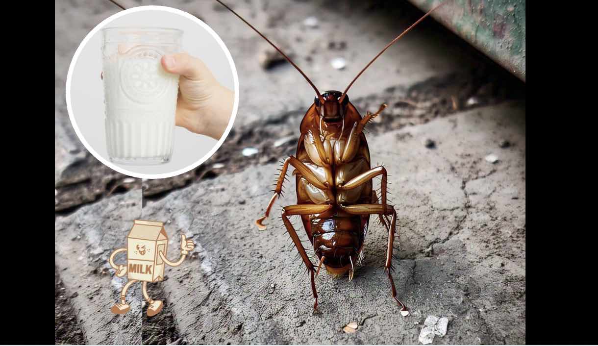 cockroach milk has 4X more protein than cow’s milk