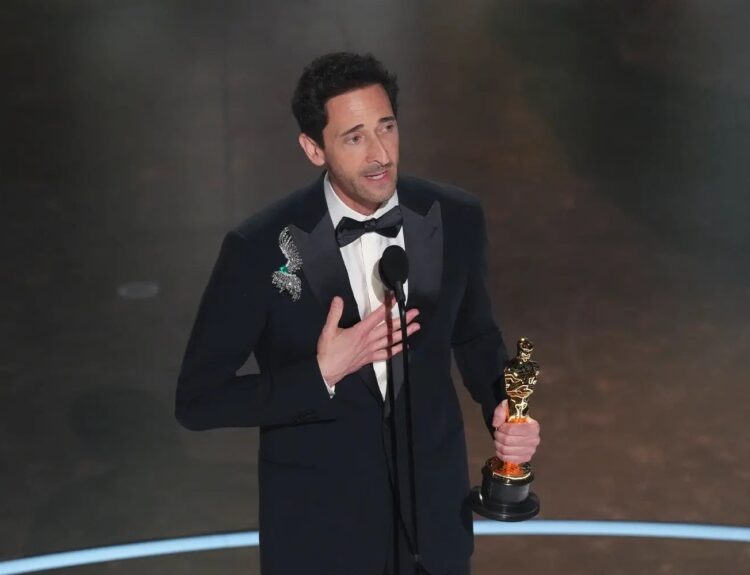 ‘The Brutalist’ star Adrien Brody crowned best actor at the Oscars