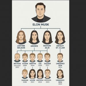 Elon Musk’s 14 children and their mothers